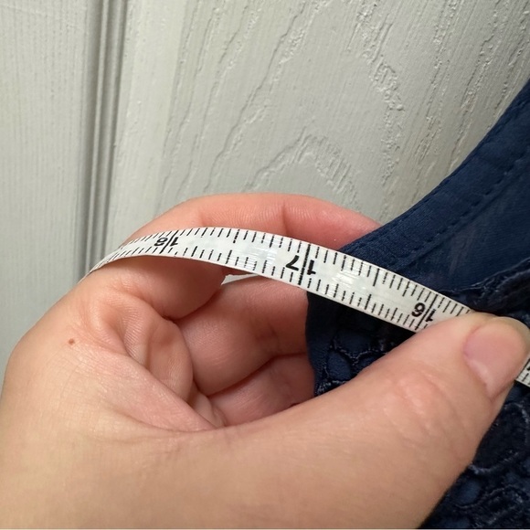 Marella by max Mara blue lace bubble dress short tank size 4 made in Italy - Picture 7 of 7